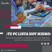  REPARAMOS TU PC EN TIEMPO RÉCORD 