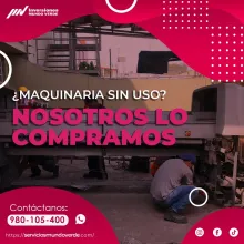 COMPRAMOS MAQUINARIAS