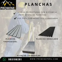 Planchas Acanaladas Reforzadas para Cubiertas y Estructuras 