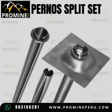Perno Split Set para Sostenimiento Minero Subterráneo