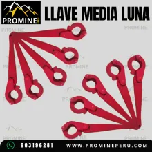 Llave Media Luna Reforzada para Uso Minero