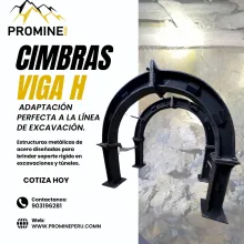 Cimbra Viga H para Sostenimiento en Minería Subterránea