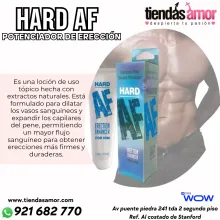 Hard Af Potenciador de Erección Aumenta tu placer sexual