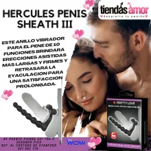 Super Anillo Vibrador Hercules Penis Sheath III