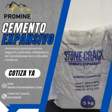 Cemento Expansivo para Demolición Silenciosa en Minería