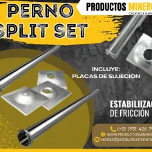 Perno de anclaje Split Set - Productos Mineros