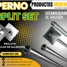 PERNOS SPLIT SET - PRODUCTOS MINEROS 