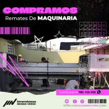 COMPRAMOS MAQUINARIAS