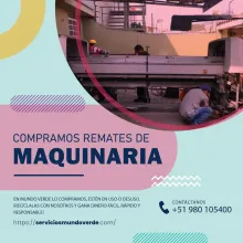COMPRAMOS MAQUINARIAS
