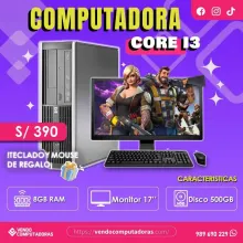 Computadora lista para trabajar Con Garantía 