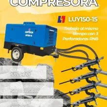 COMPRESORA 535 CFM LIUTECH