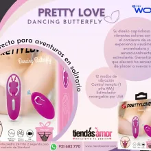 PRETTY LOVE VIBRADOR DE BRAGUITAS CON CONTROL REMOTO - MARIP