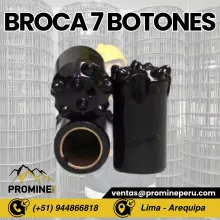 BROCA 7 BOTONES . STOCK . PROMINE . LIMA 