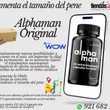 Alpha Man el desarrollo del miembro viril. rendimiento sexua