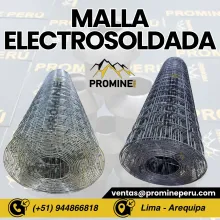 MALLA ELECTROSOLDADA . MINERIA SUBTERRANEA . PROMINE . LIMA 