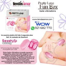 Pretty Love Fun Box bala vibradora 12 funciones de vibración
