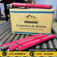 CARTUCHO RESINA . ANCLAJE DE PERNOS CON RESINA . LIMA 