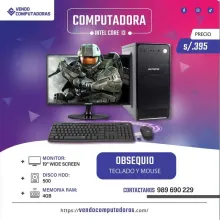 Computadora Core i3 con Monitor 19