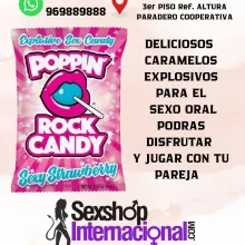 POPPIN ROCK CANDY CARAMELO SEXUAL EXPLOSIVO