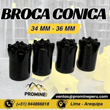 BROCA CONICA 36MM . SISTEMA MINERO . LIMA