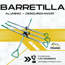 BARRETILLA ALUMINIO DESQUINCHADOR DE ROCA 