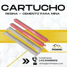 CARTUCHO DE CEMENTO Y RESINA OPERACION EN MINA LIMA 