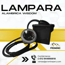 LAMPARA ALAMBRICA OPERACION EN MINA LIMA 