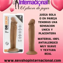 DR SKIN DR SMALL 6 DILDO MOCHA