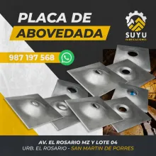 PLACA ABOVEADA - SUYU FABRICACIONES
