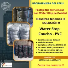 JUNTA DE SELLADO WATER STOP PVC - CAUCHO JEBE