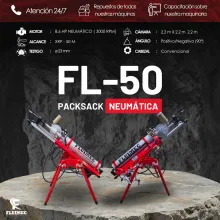 PACKSACK NEUMÁTICA FL50 equipo para mina 