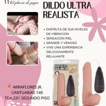 DILDO SENSACION PIEL CON VIBRACION- MIRAFLORES