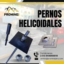 PERNO HELICOIDAL - PERFORACION MINERA 