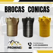 BROCA CONICA HERRAMIENTA DE PERFORACION EN MINA 