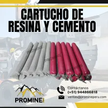 CARTUCHO DE CEMENTO HERRAMIENTA DE PERFORACION EN MINA 