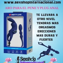 ANILLO VIBRADOR BUNNY CON PLUG ANAL
