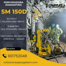 EQUIPO DIAMANTINA HIDRAULICA SM 150D