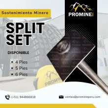 FIJACIÓN RÁPIDA Y CONFIABLE CON SPLIT SET PROMINE