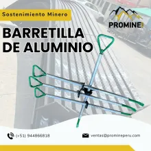 BARRETILLA DE ALUMINIO ERGONÓMICA PROMINE elementos