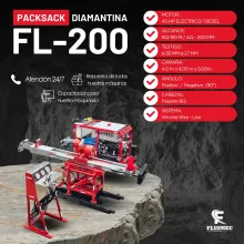 PACKSACK DIAMANTINA FL-200 equipo para mineria 