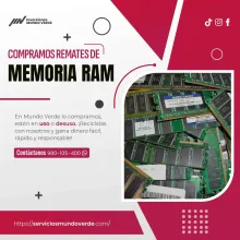 COMPRAMOS MEMORIAS RAM