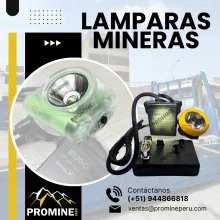 LÁMPARAS MINERAS PROMINE Iluminación Subterránea