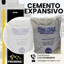 CEMENTO EXPANSIVO DE DEMOLICIÓN CONTROLADA PROMINE Sin E