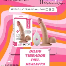 DILDO GRANDE Y VENOSO CON VIBRACION- SEXSHOP MIRAFLORES