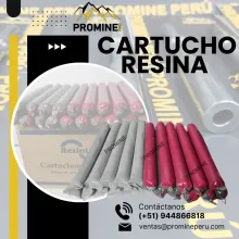 CARTUCHO DE RESINA DE CURADO RÁPIDO PROMINE Elementos