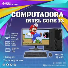 Rendimiento superior con esta PC Core i5 lista para entrega