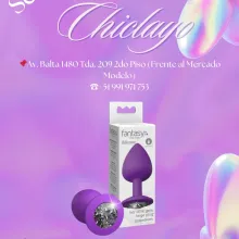 CONSOLADOR FANTASY PEQUEÑA GEMA PURPURA