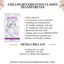 ANILLOS RETARDANTES CLASSIX TRANSPARENTE