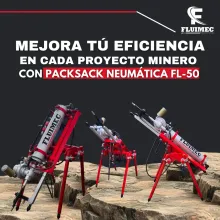 PACKSACK NEUMÁTICA FL50 trabajos en socavón 