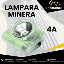 LAMPARA MINERA INALAMBRICA WISDOM ILUMINACION EN MINA 